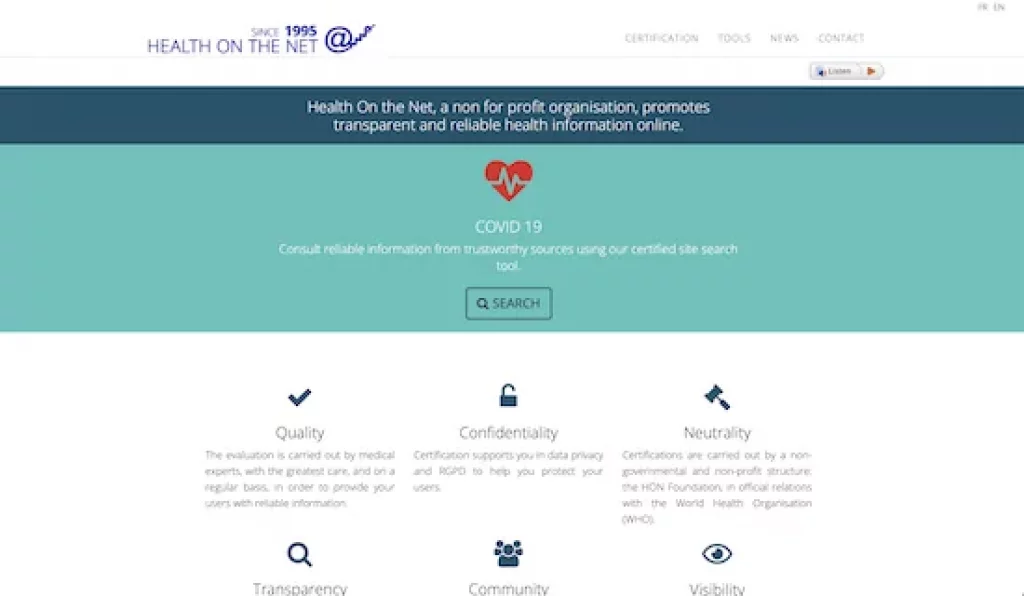 Health on the Net Foundation (HON)