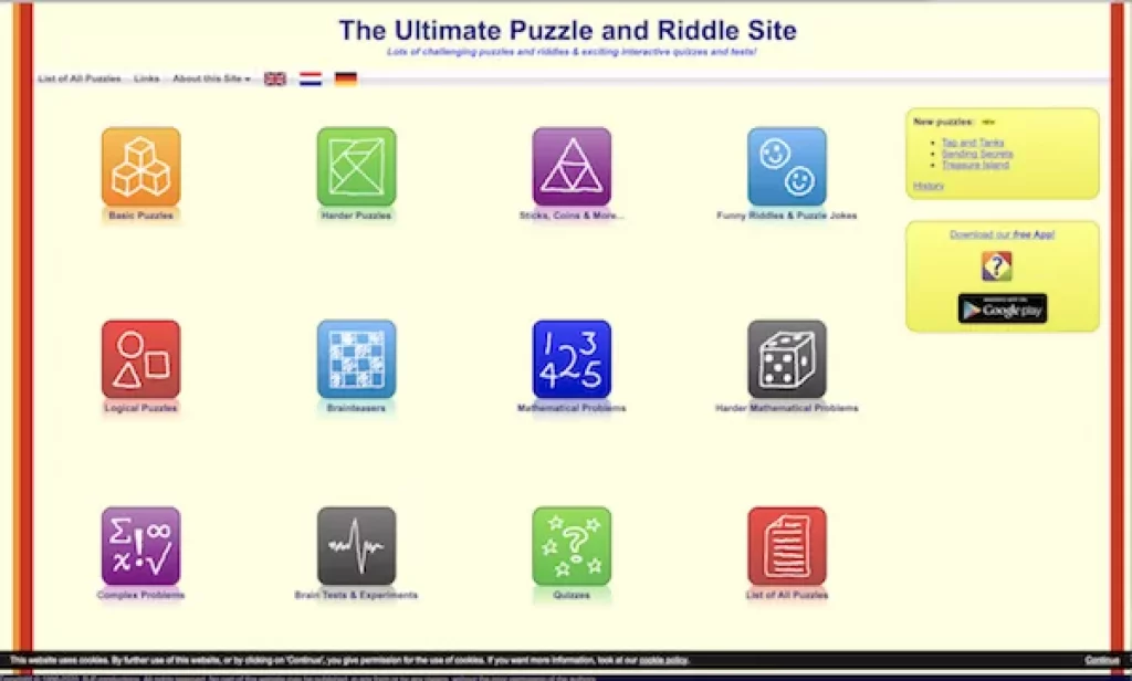 The Ultimate Puzzle and Riddle Site